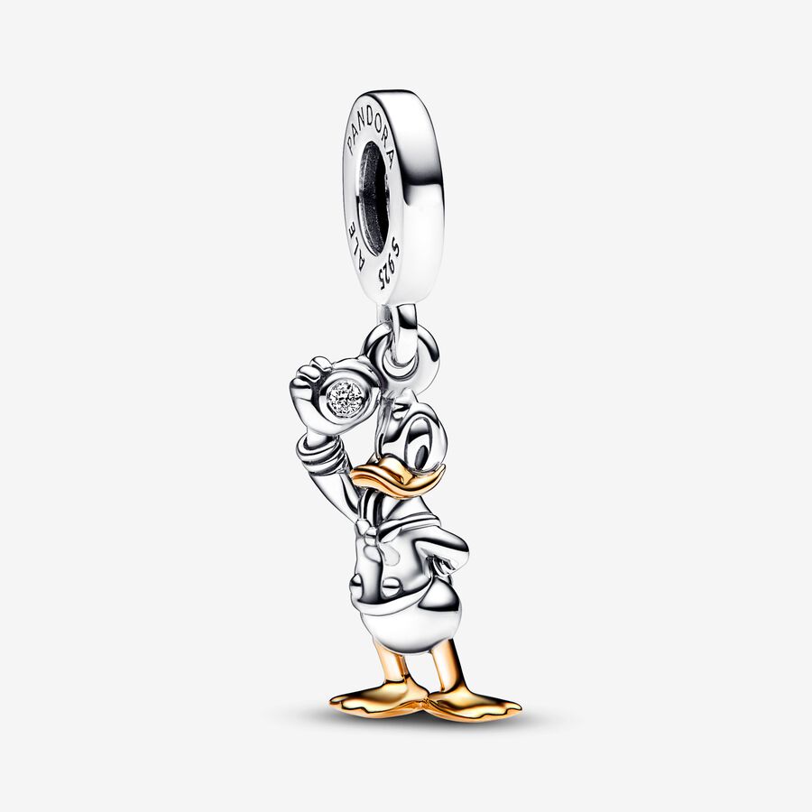 Disney 100e Verjaardag Donald Duck Hangende Bedel image number 0