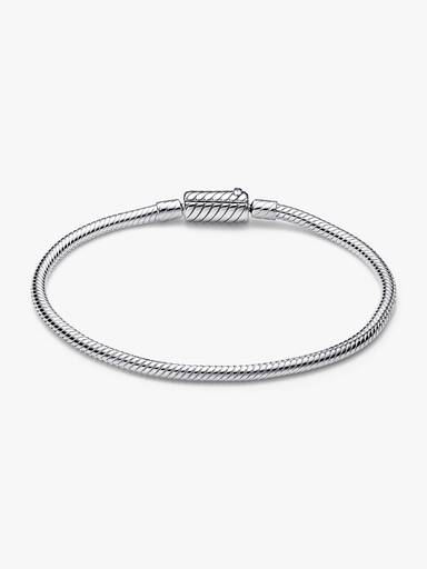 Snake chain-armband met handige magnetische sluiting