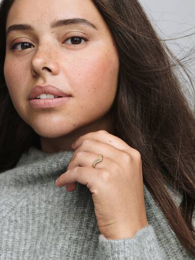 Pandora Timeless Wishbone Tiara Ring