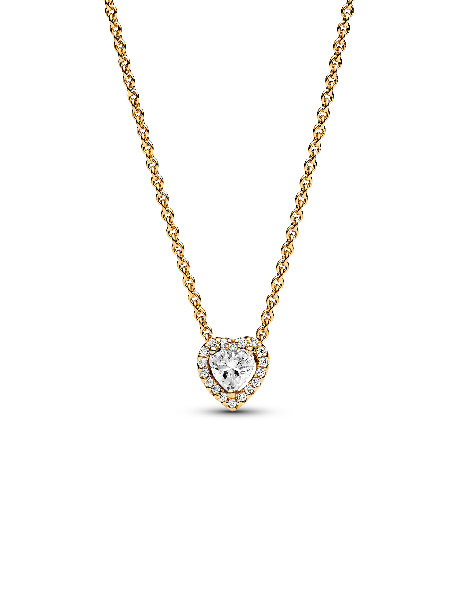 Sparkling Heart Collier Necklace