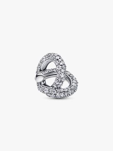 Pavé Infinity Knoop Hart Bedel