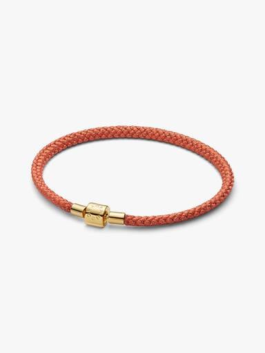 Glinsterende Oranje Koordarmband