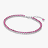 Sprankelende Roze Tennisarmband Sprankelende Roze Tennisarmband