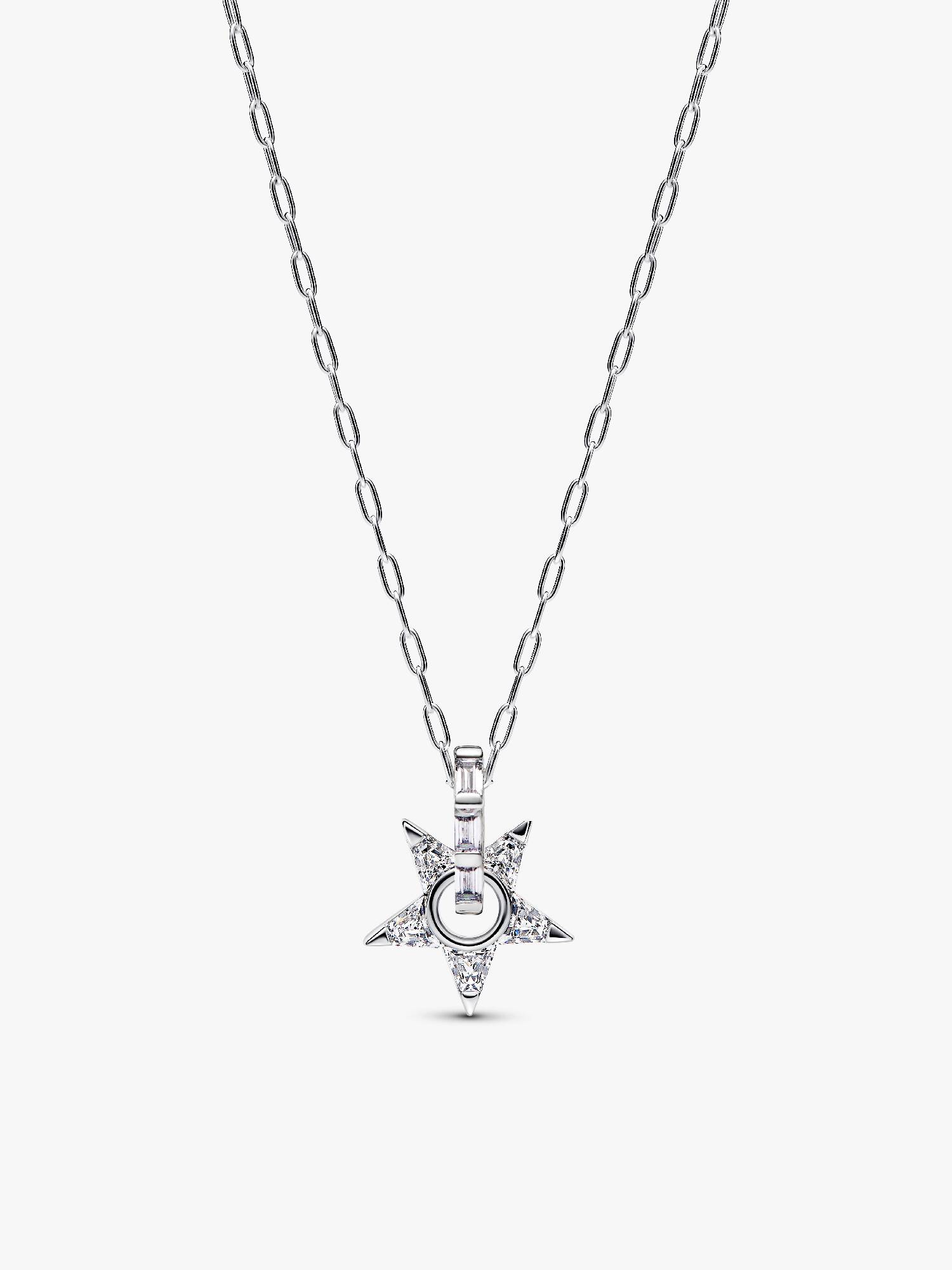 Sprankelende Stella Opengewerkte Ketting met Hanger