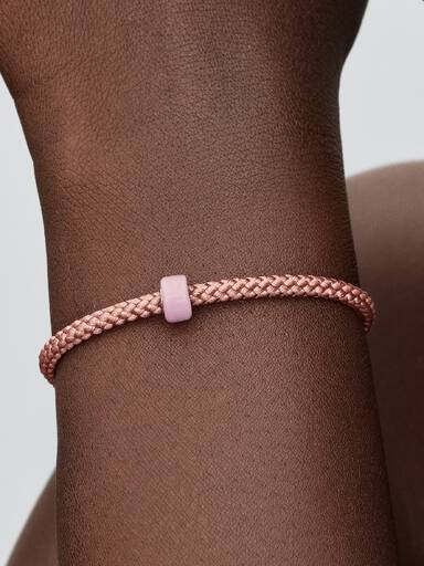 Roze Muranoglas Minibedel