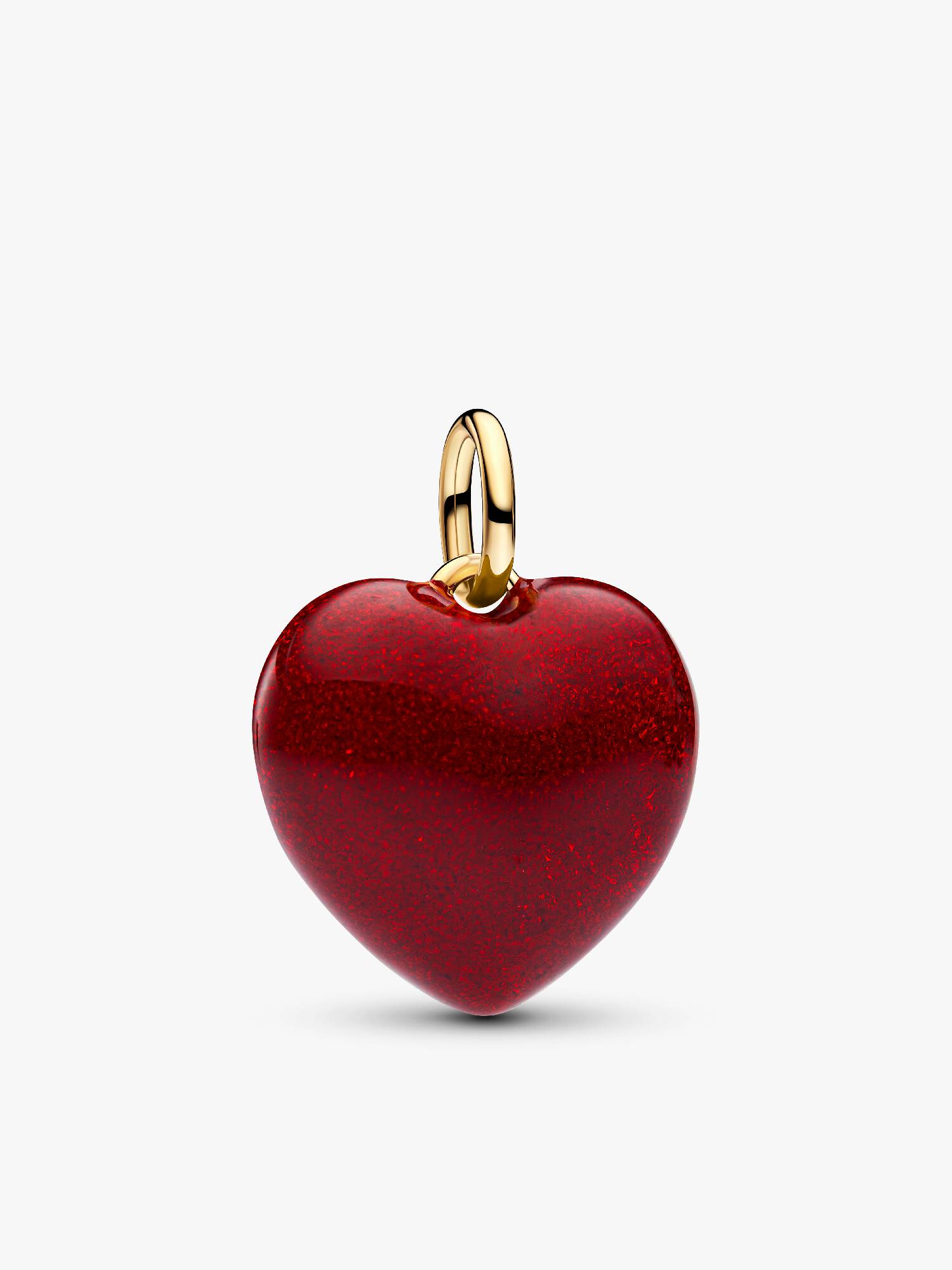 Rood Gezwollen Hart Hangende Bedel