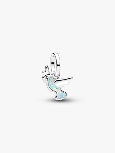 Witte Duif Mini Hangende Bedel