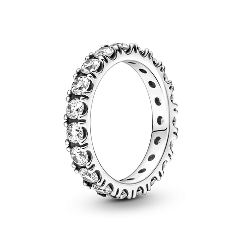 Sprankelende Rij Eternity Ring