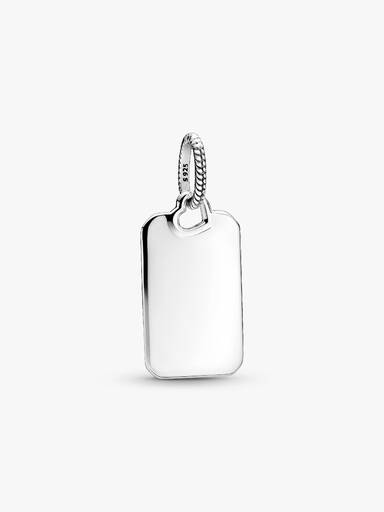 Graveerbaar Rechthoekig Plaatje Hanger