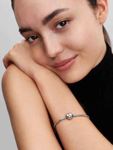 Moments Hart & Snake Chain Armband