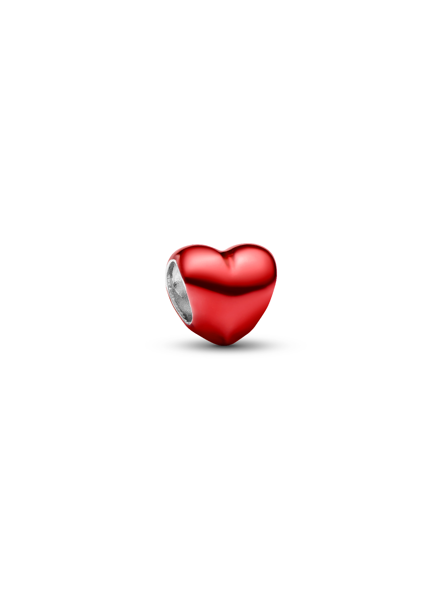 Metallic Rood Hart Mini-Bedel