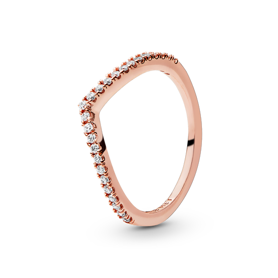 Sprankelende Wishbone Ring