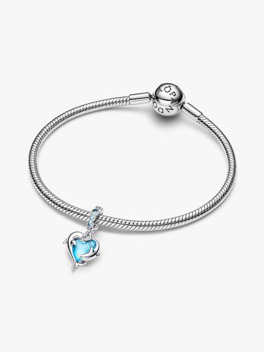 Blauwe Muranoglas Dolfijnen Hangende Bedel