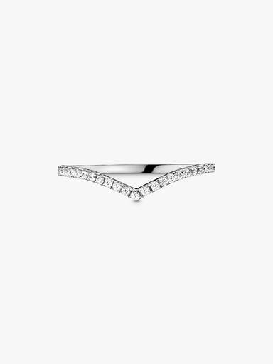Sprankelende Wishbone Ring
