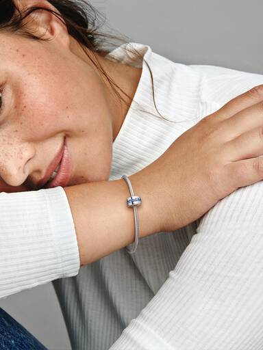 Blue Sparkle Clip Charm
