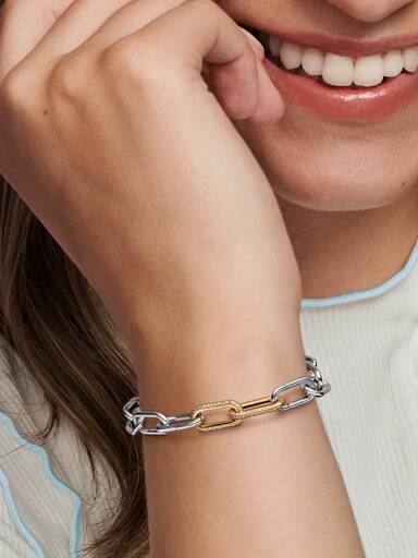 Pandora ME Styling Pavé Double Link
