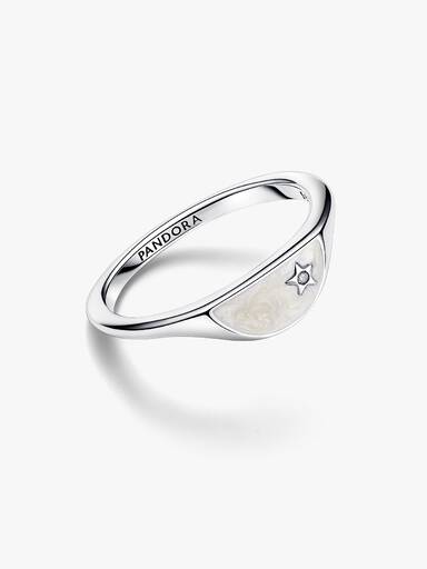 Pandora ME Halve Emaille Zegelring