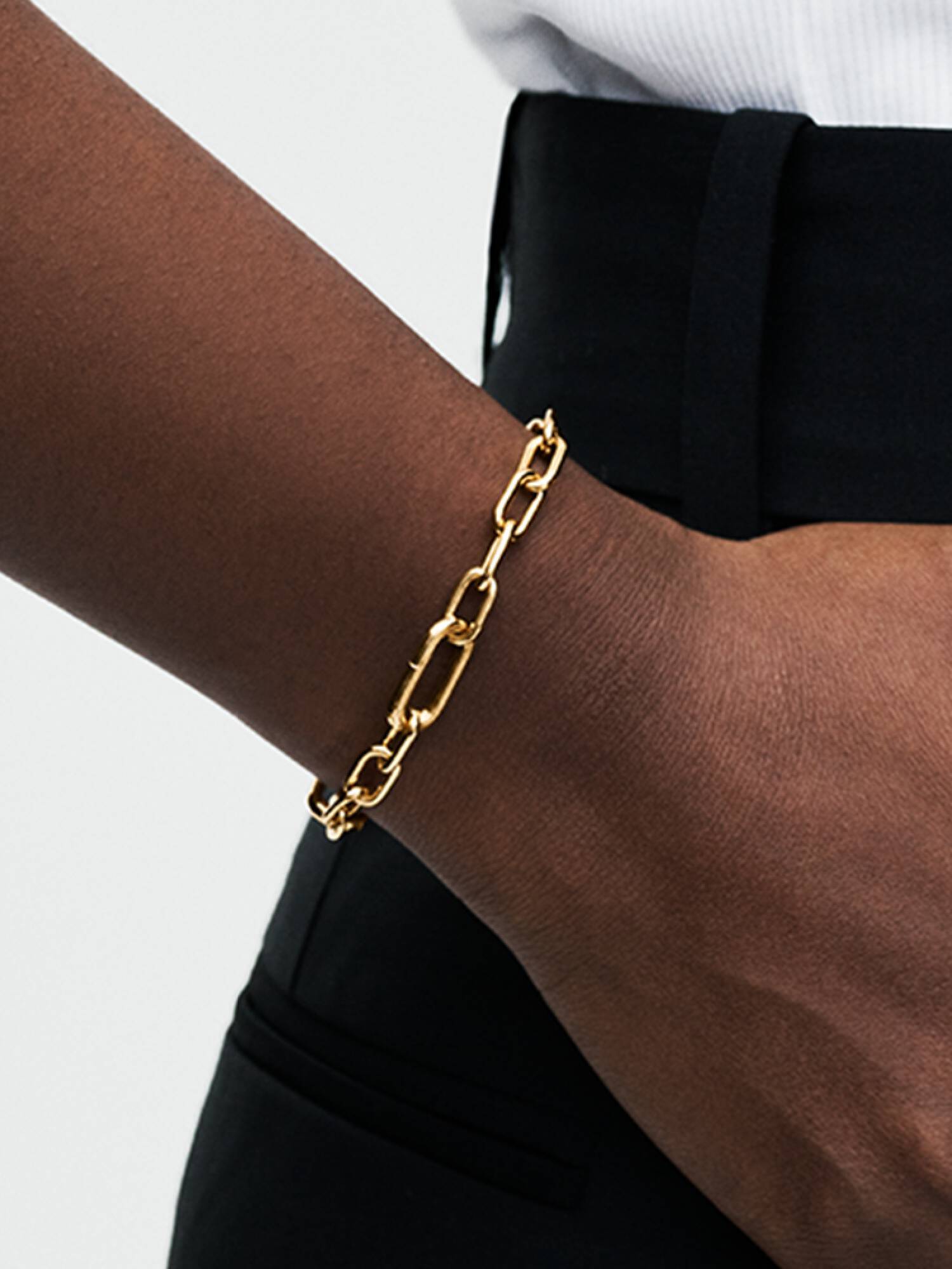Schakelarmband met kleine schakels