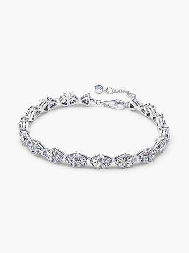 Schakelarmband met strikje
