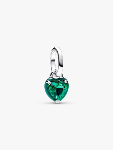Pandora ME Groene Paarse Chakra Hart Mini Hangende Bedel
