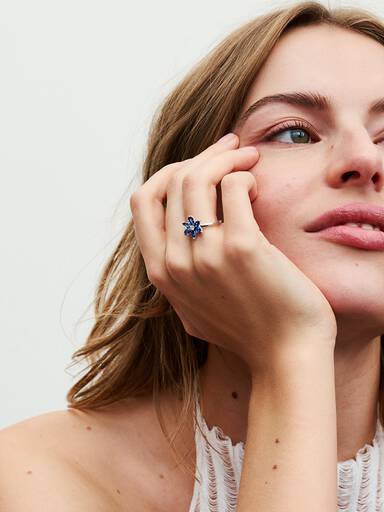 Sprankelende Herbarium Cluster Ring