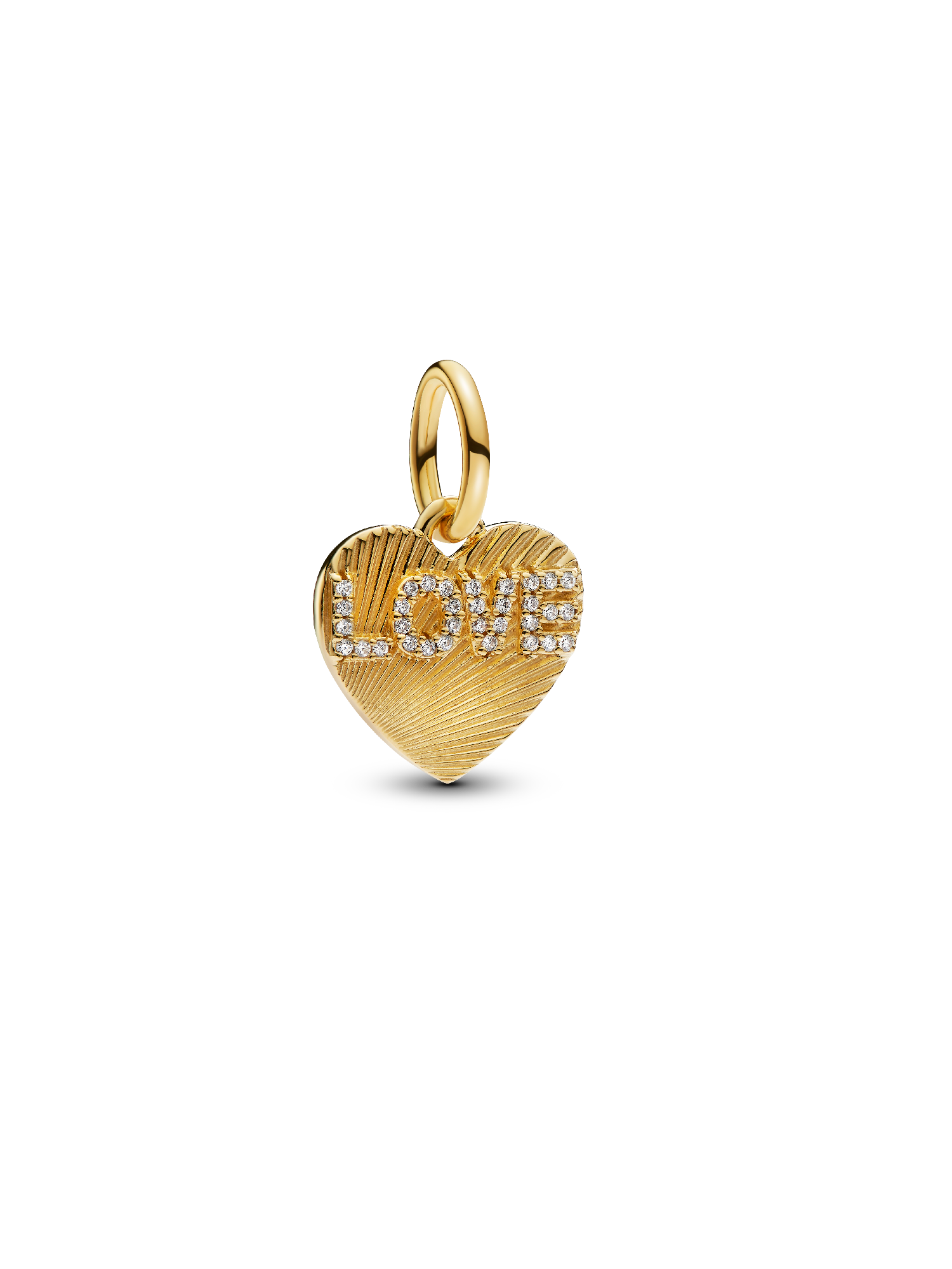 Hangende bedel met graveerbaar love-hart