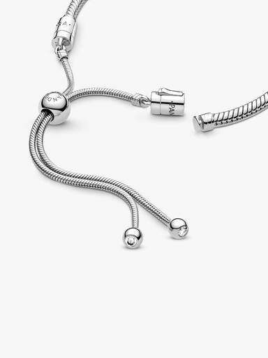 Snake chain-armband met schuifsluiting
