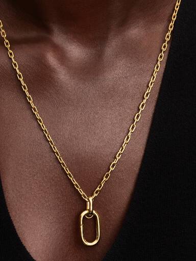 Schakelketting met grote, te openen schakels