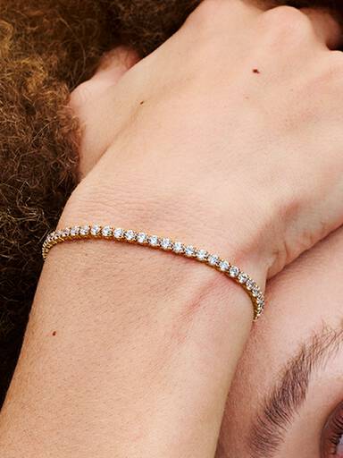 Sprankelende Tennisarmband