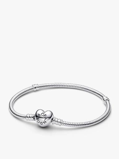 Sieradenset Eeuwige Liefde armband & graveerbare bedel met blauwe hartbedel