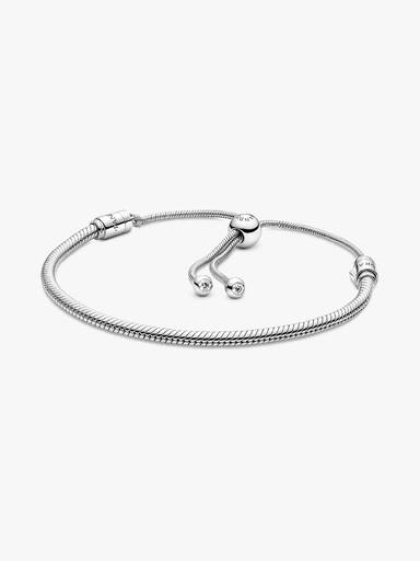 Snake chain-armband met schuifsluiting