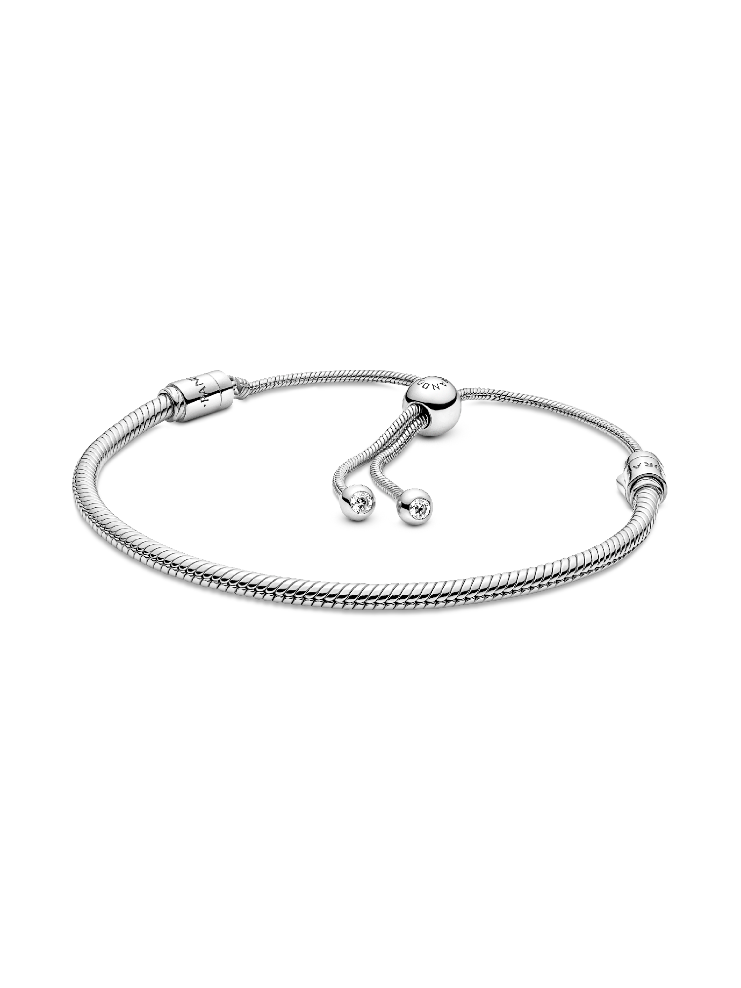 Snake chain-armband met schuifsluiting