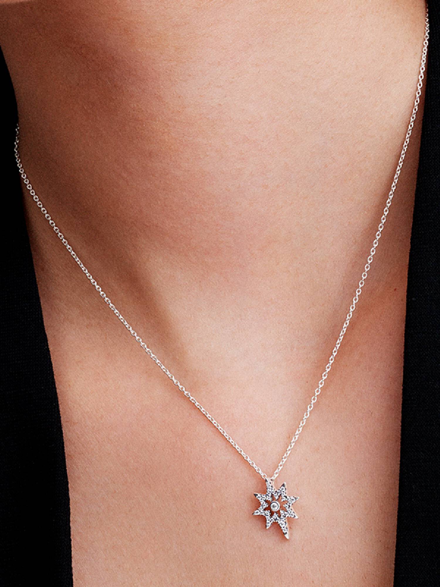 Ketting met poolster-hanger