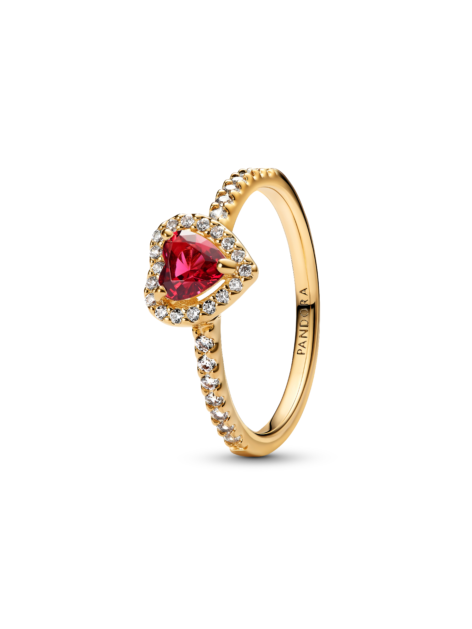 Fonkelende hart ring