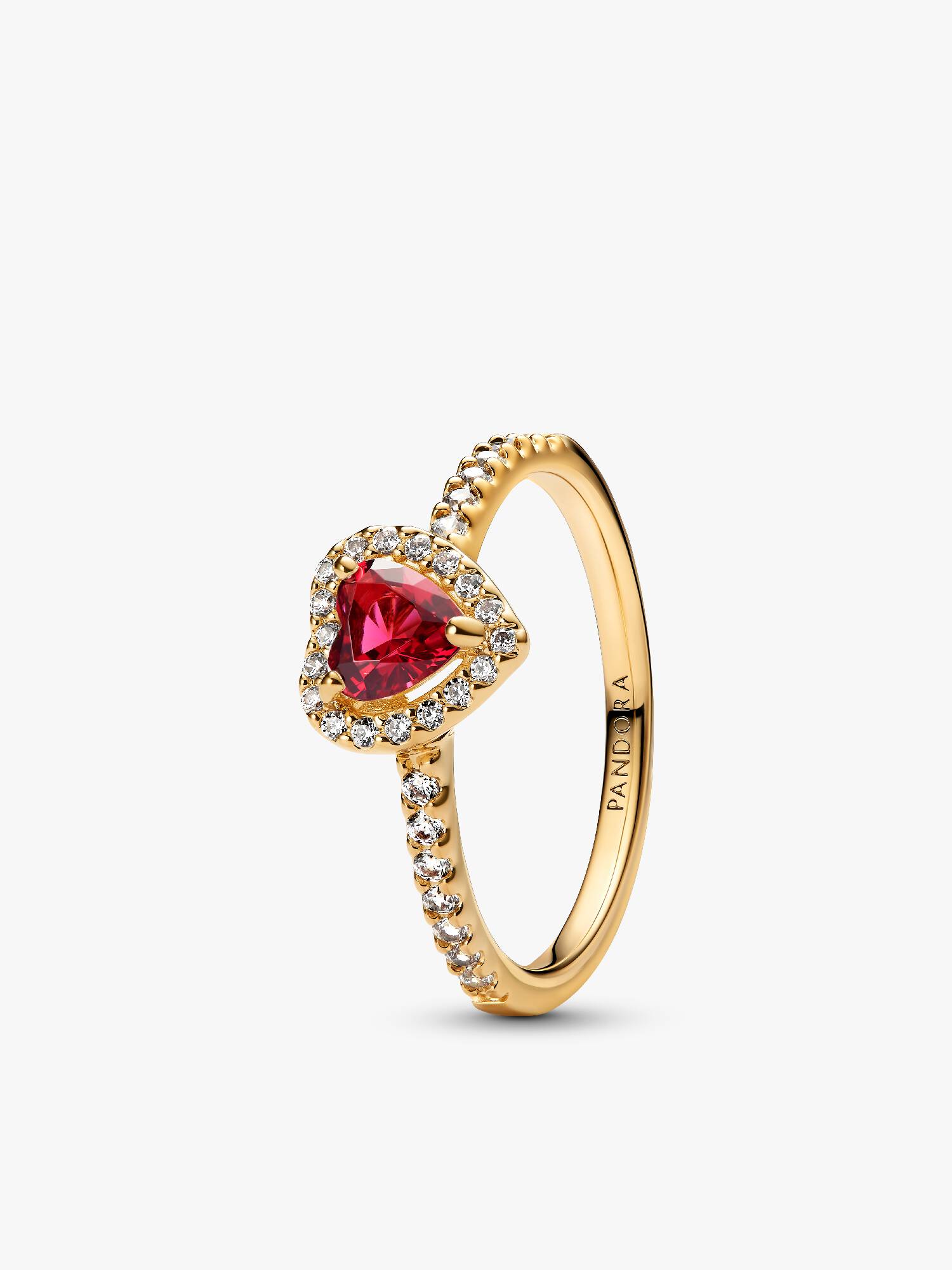 Fonkelende hart ring