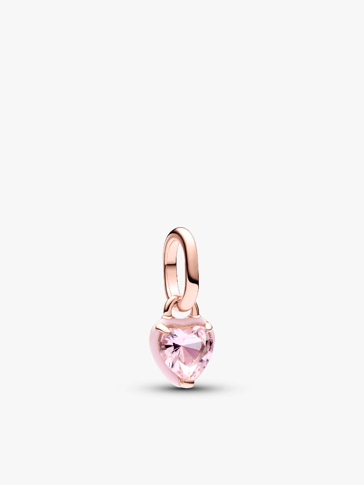 Pandora ME roze chakra hart hangende minibedel