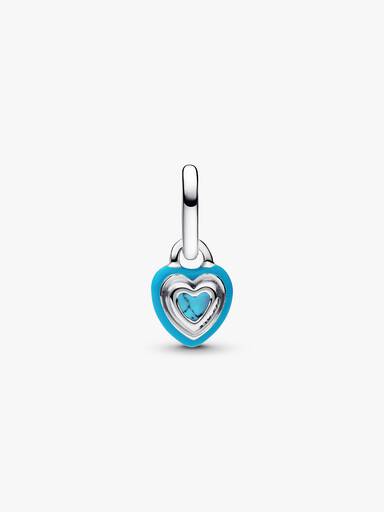 Turkoois Hart Mini Hangende Bedel