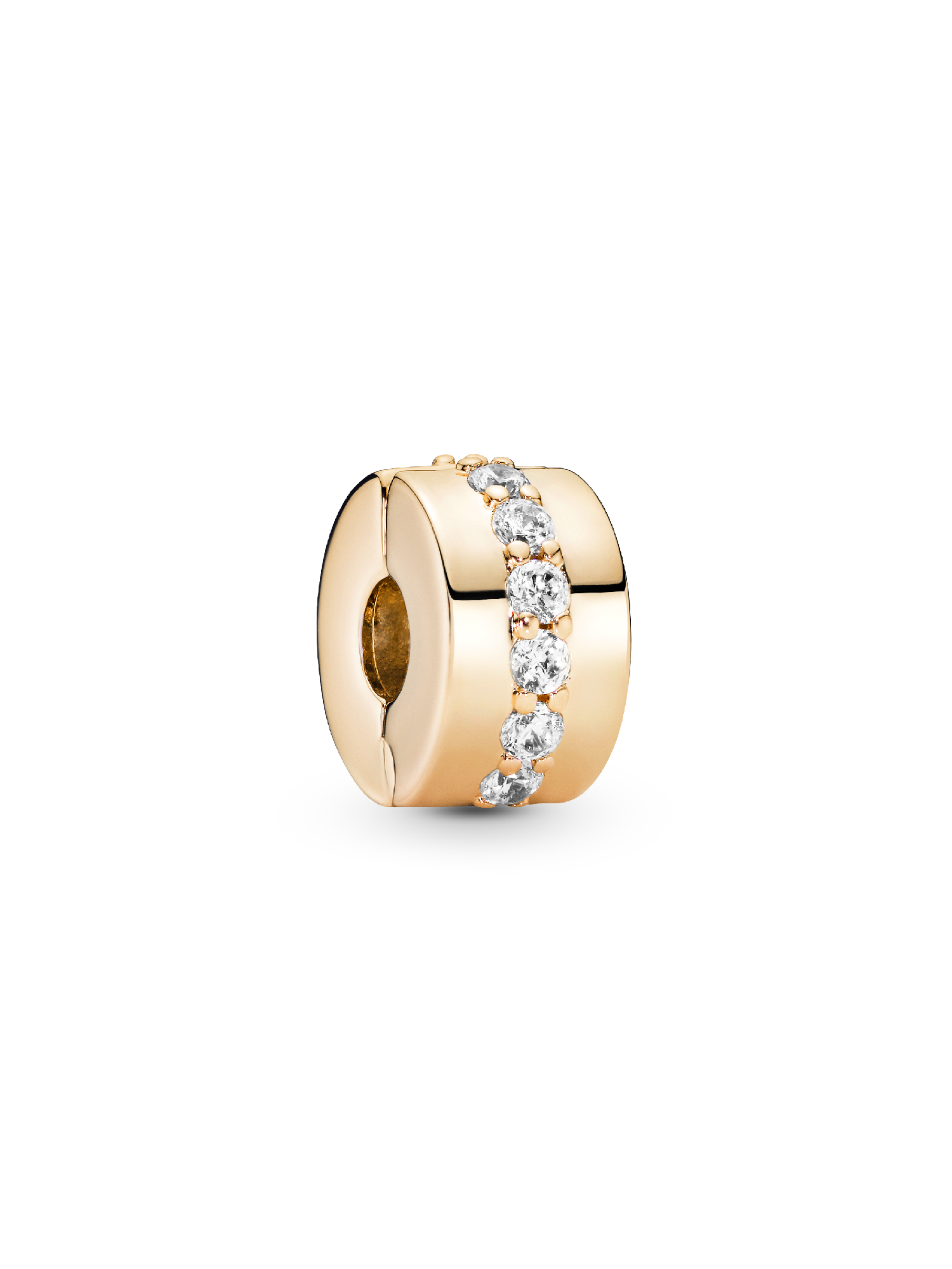 Clear Sparkling Row Clip Bedel