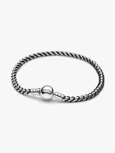 Zwart Koord Doos Schakel Armband