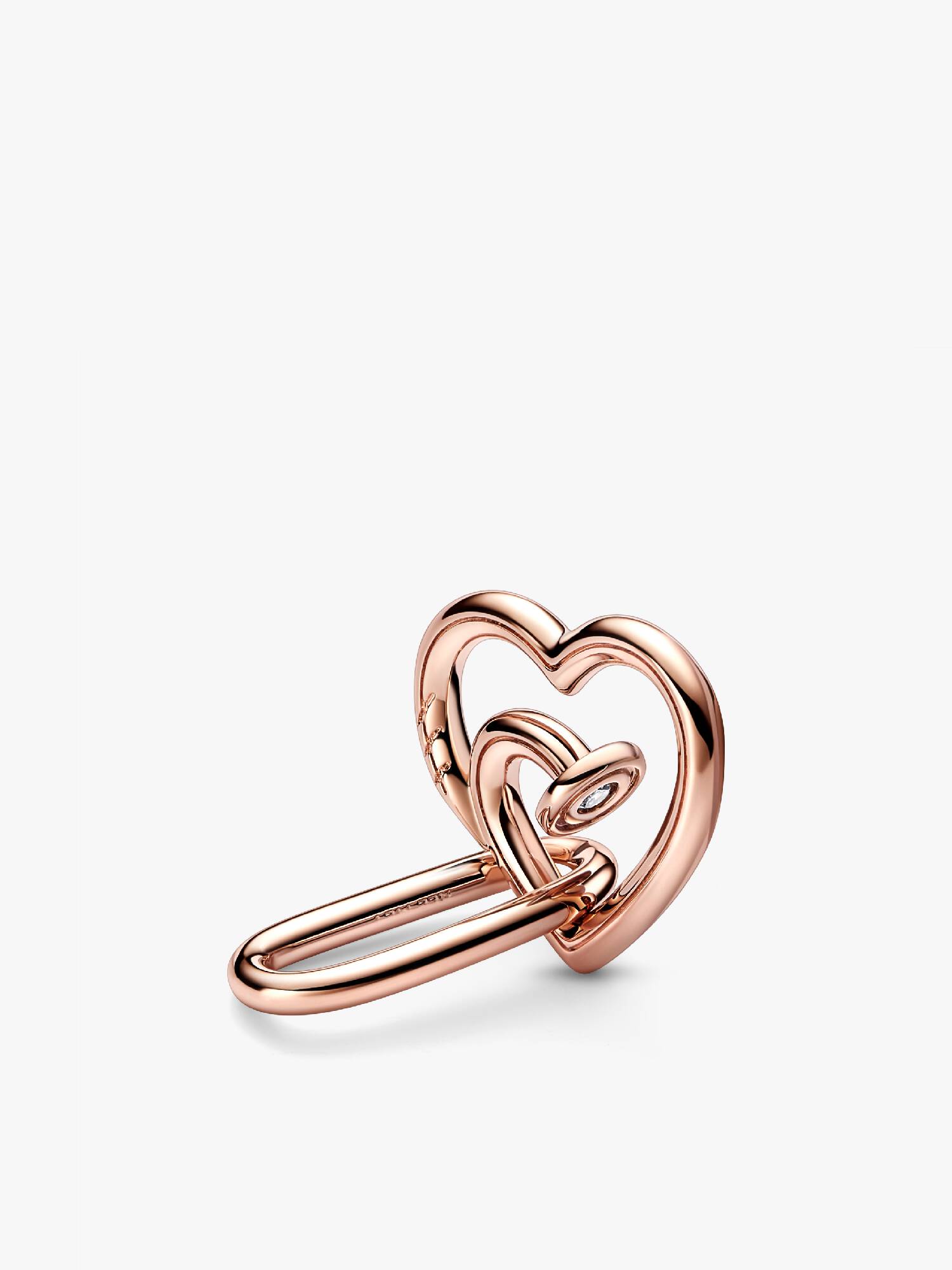 Pandora ME spijkerhart dubbele styling schakel