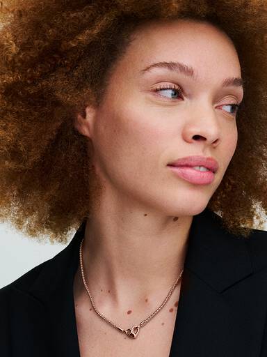 Pandora Moments studded schakelketting