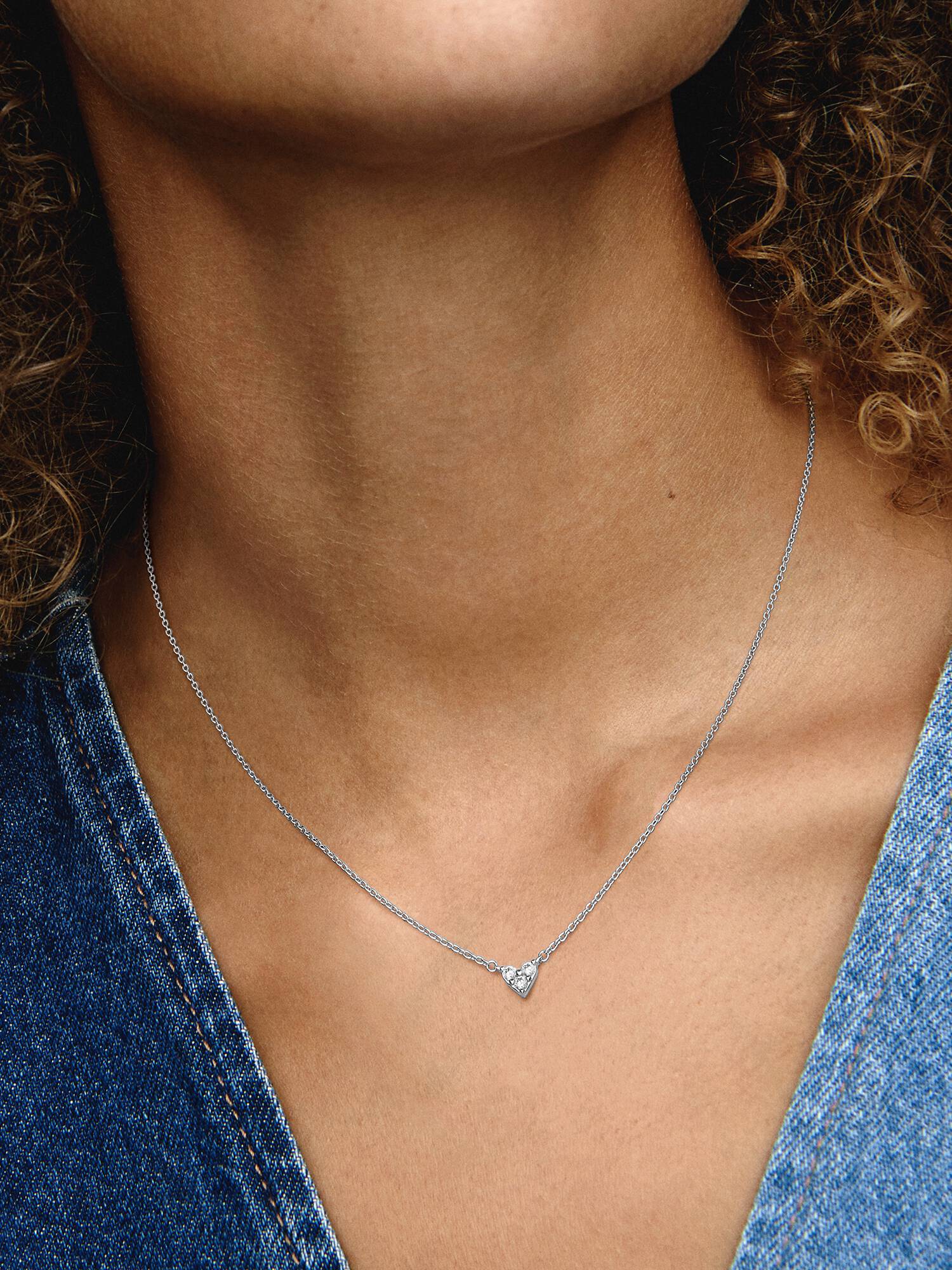 Drie Stenen Hart Halsketting