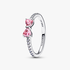 Sprankelende ring met roze strik Sprankelende ring met roze strik