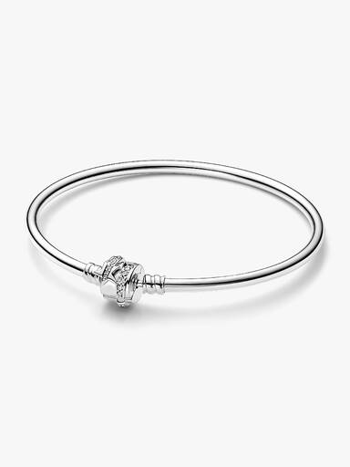 Pandora Moments Sprankelende Vallende Ster Clip Bangle