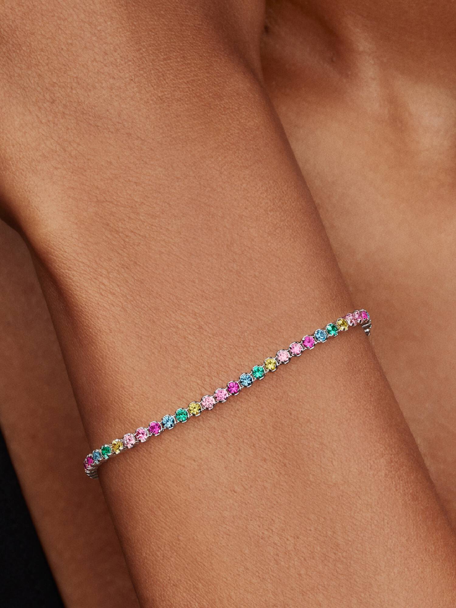 Regenboog Tennisarmband