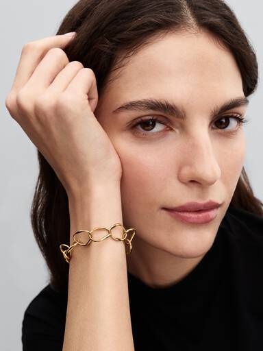Organisch Gevormde Schakelarmband