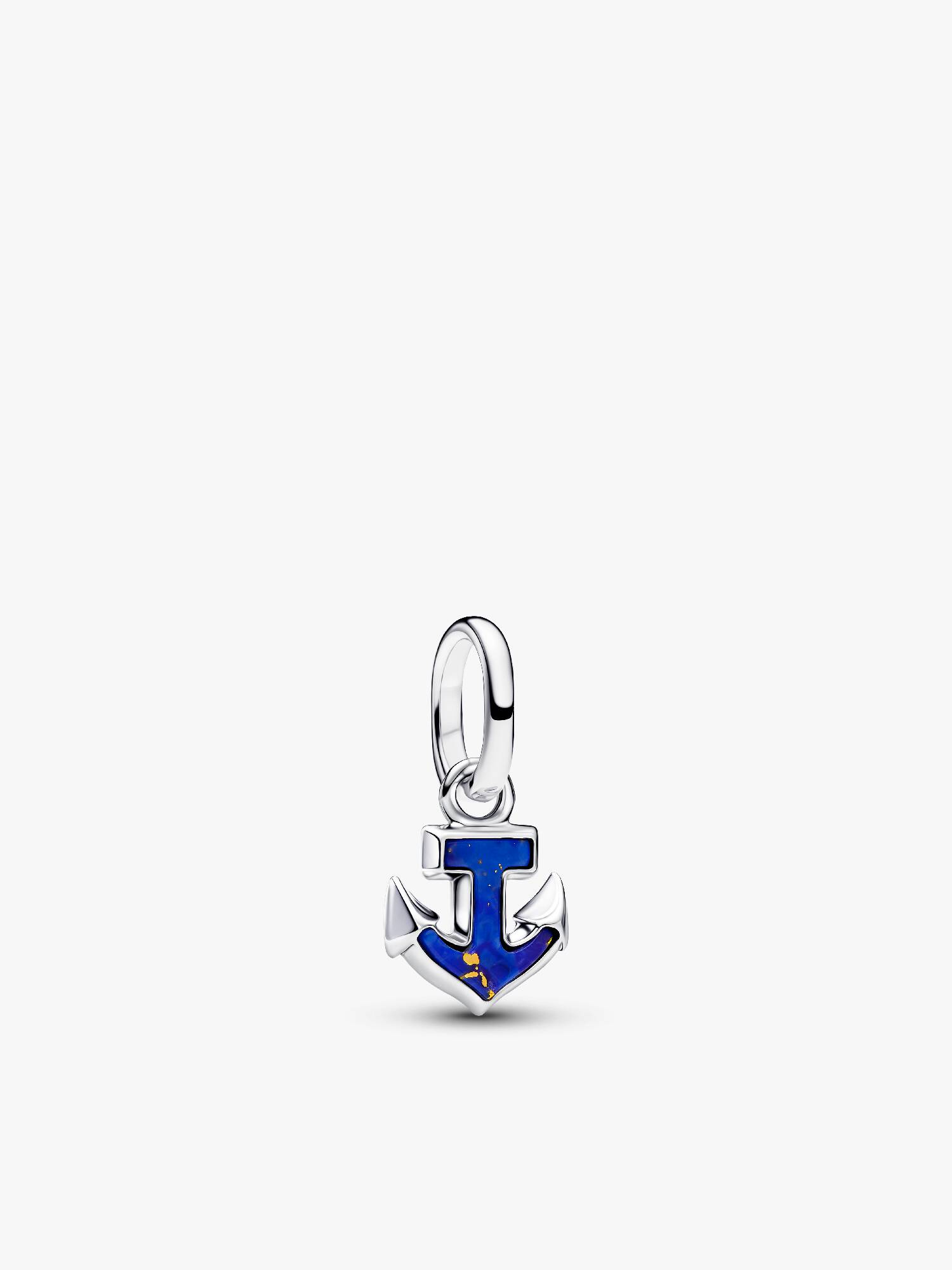 Blauwe Anker Mini Hangende Bedel