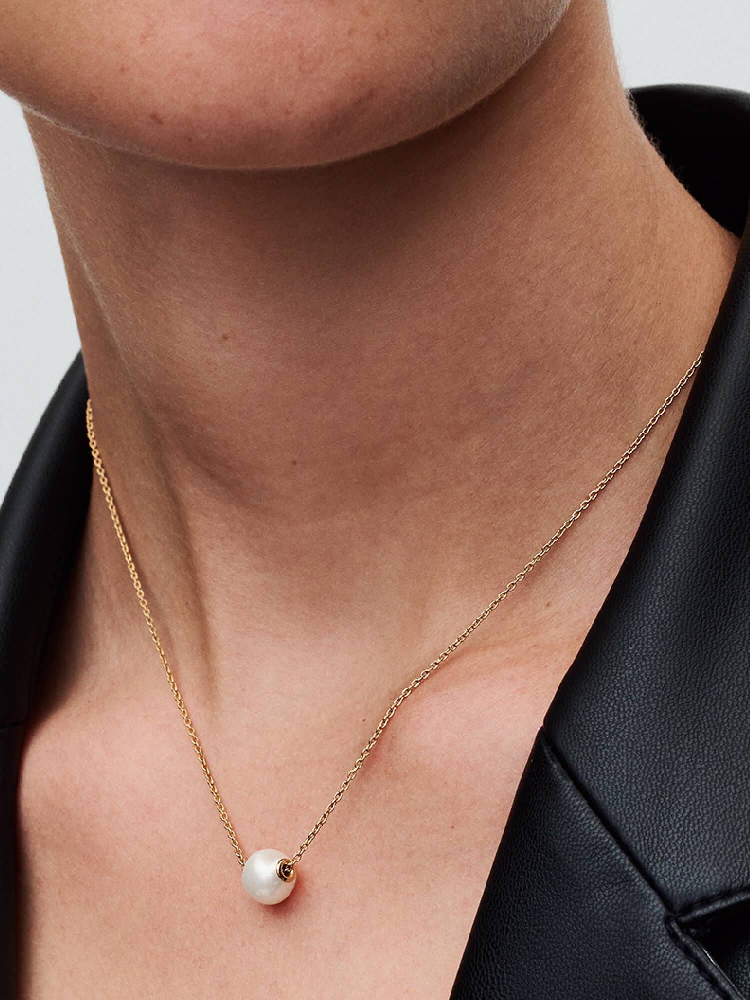 Collier met Behandelde Gecultiveerde Zoetwaterparel