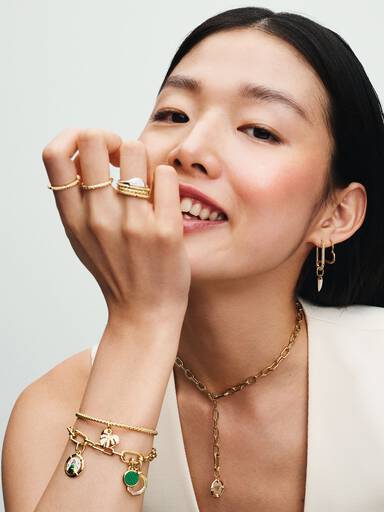 Pandora ME Halve Emaille Zegelring