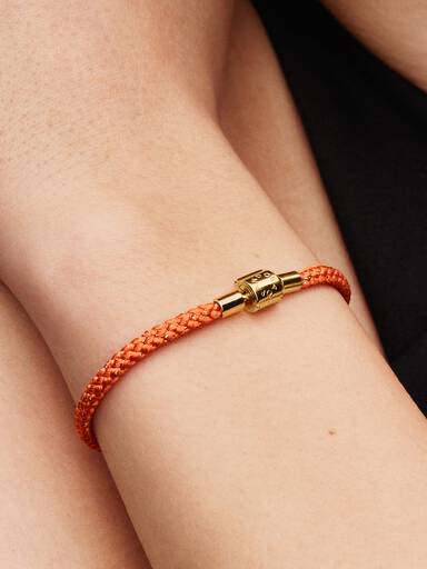 Glinsterende Oranje Koordarmband
